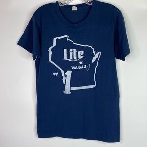 Vintage Screen Stars Wausau Wisconsin 7th Annual Miller Lite Triathlon Tshirt M